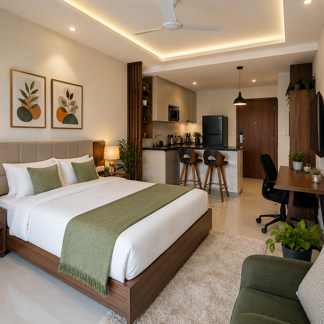 Modern Studio Apartment in Banjara Hills